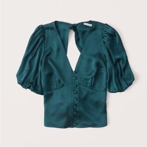 Abercrombie and Fitch Bow Back Blouse